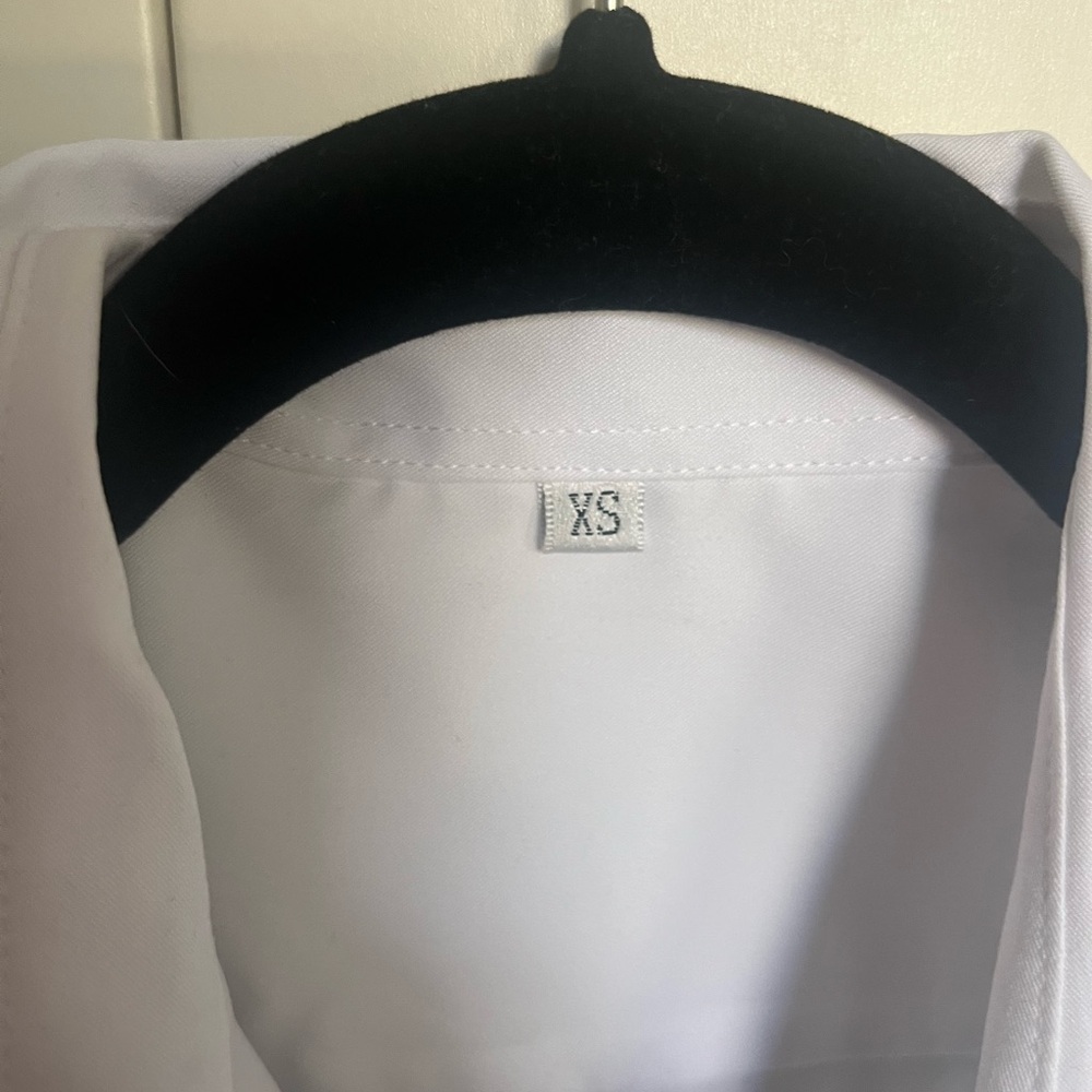 White Button Down Top - Picture 3 of 3